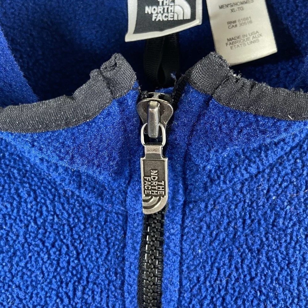 VTG The North Face Vest Mens XL Fleece Full Zip Lightweight Outdoor USA Made